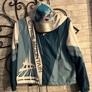 Space Mountain jacket and hat bundle size Medium